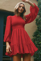 Starts With Love Smocked Dress Rose FINAL