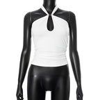Sanya Metal Ring Halter Top