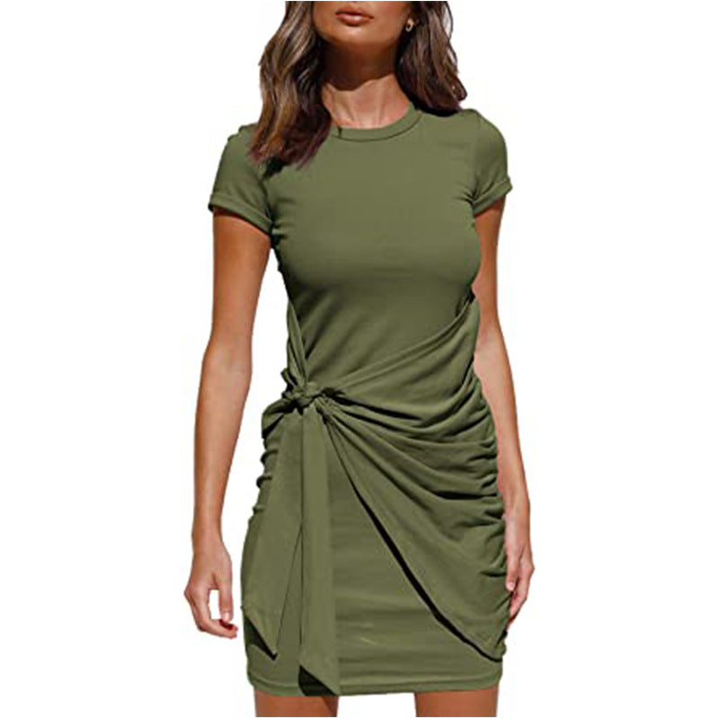 My Honey Tie Dress Emerald