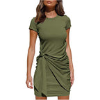 My Honey Tie Dress Emerald