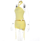 Lucy Halter Top & Shorts Set