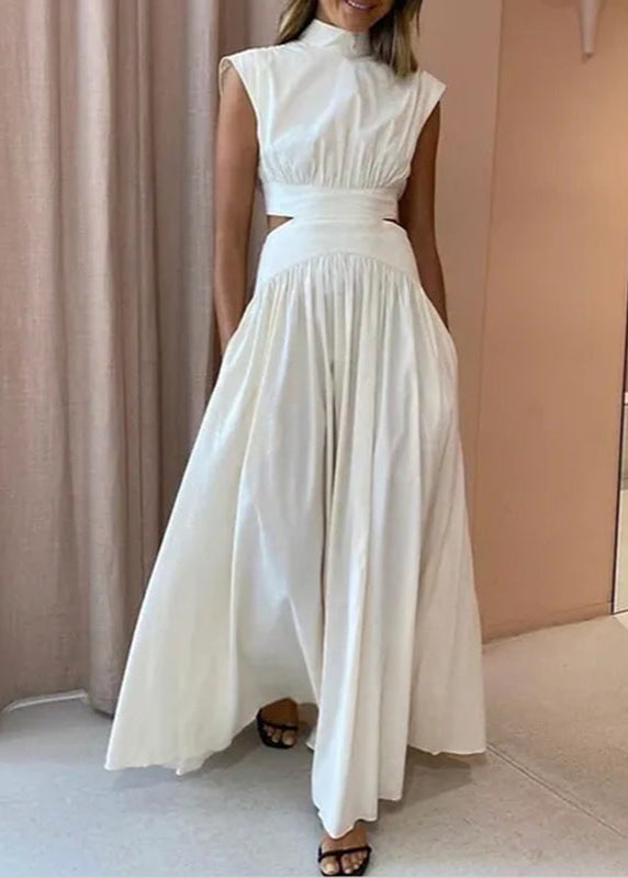 Isla Cut-Out Maxi Set Sleeveless High-Neck Two-Piece