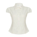 Greenlee Puff Sleeve V-Neck Top