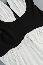 Majrela Off-Shoulder Backless Maxi Dress