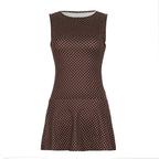 Polka Dot A-Line Mini Dress