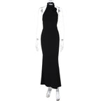 Iliana Halter Backless Maxi Dress