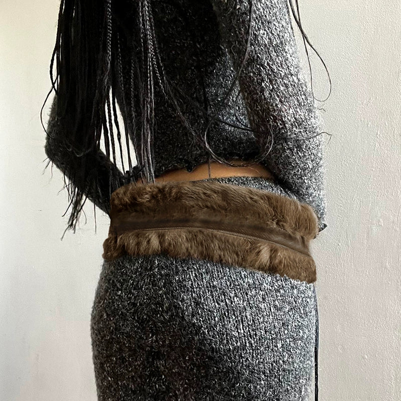 Kamora Furry Hook Belt