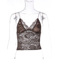 Lace See-Through V-Neck Camisole