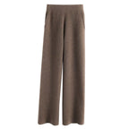 Ayana Cozy Knit Straight-Leg Pants