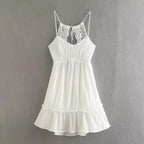 Connolly Ruffle Tiered Tie Babydoll Dress