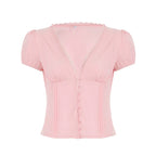 Lillith Lace Puff Sleeve Top