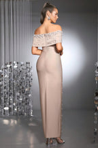 Samiya Pearl Beaded Maxi Dress