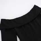 Barbara 2.0 Off Shoulder Mini dress Black