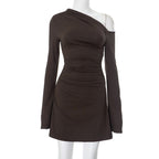 Leopard Print Backless Slim Fit Sheath Dress
