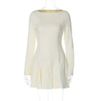 Jamyah Pleated Mini Dress