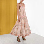 Half Moon Printed Tiered Maxi Dress FINAL