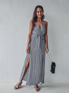 Hope Remains Floral Midi Slip Dress Black