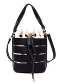 Nova – Structured Bucket Bag with Canvas Pouch