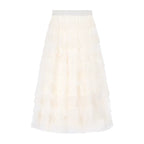 Lyrik Mesh A-Line Maxi Skirt