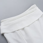 Fring Tube Dress White
