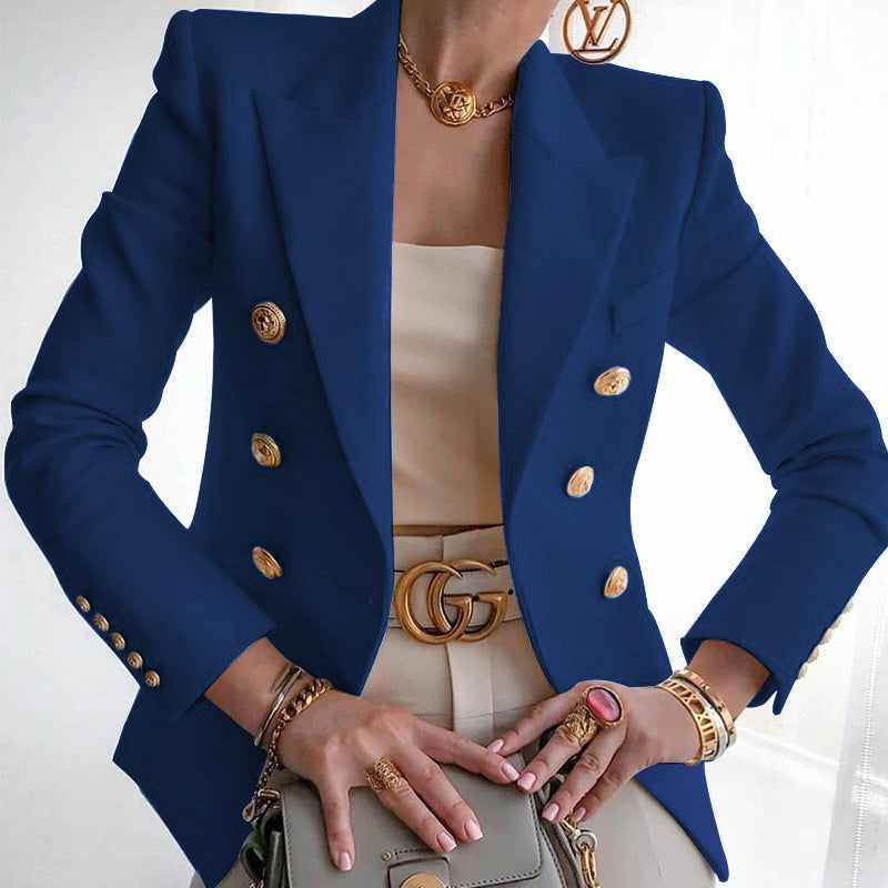 Casual Solid Color Short Blazer