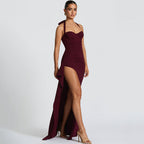 Nekoda Maxi Dress Maroon