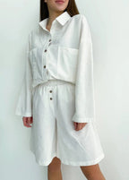 Linen District - Relaxed Shirt & Shorts Co-Ord Set