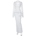 Sariyah Sheer Lace Maxi Dress