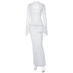Sariyah Sheer Lace Maxi Dress