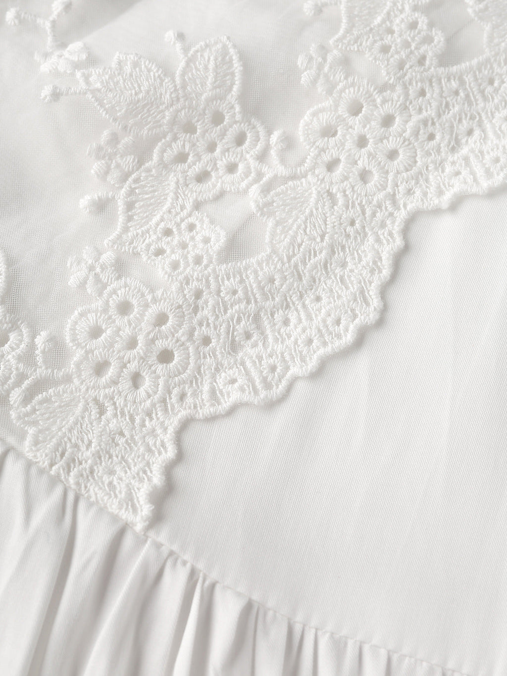 First Bloom Cotton Ruffle Maxi Dress Ivory