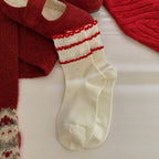 Bow Slouchy Mid-Calf Cute Socks