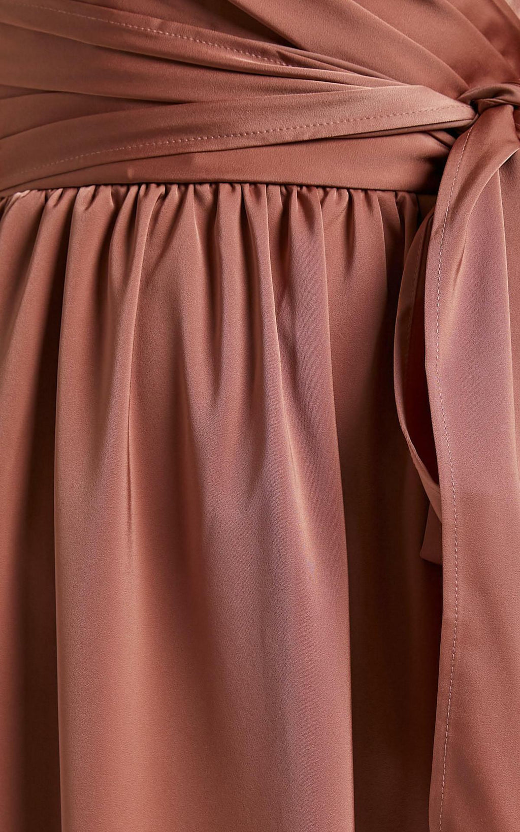Limelight Satin High Low Maxi Dress Mauve