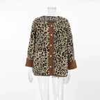 Abigail Leopard Bouclé Jacket