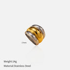 Titanium Steel Seamless Band Ring