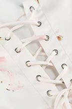 Jerra Peony Corset Midi Dress