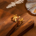 Titanium Steel Adjustable Open Vintage Ring