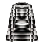 Kayden Striped Skirt Set