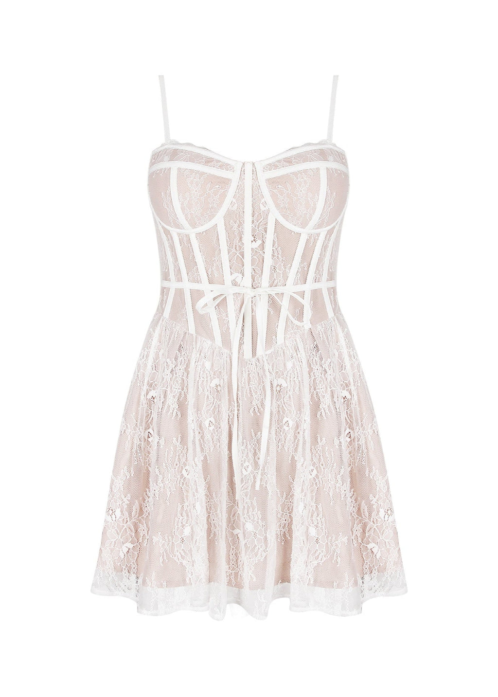 Celeste Lace Corset Mini Dress