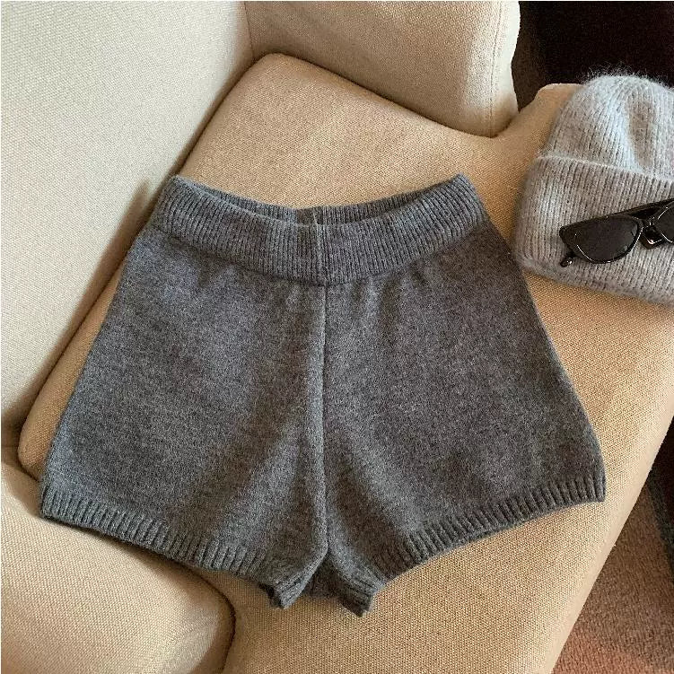 Bria Knit Wide-Leg Shorts