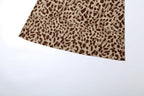 Leopard Aura Midi Dress Brown