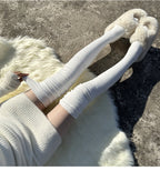 Randy Cozy Ribbed Knit Over the Knee Socks