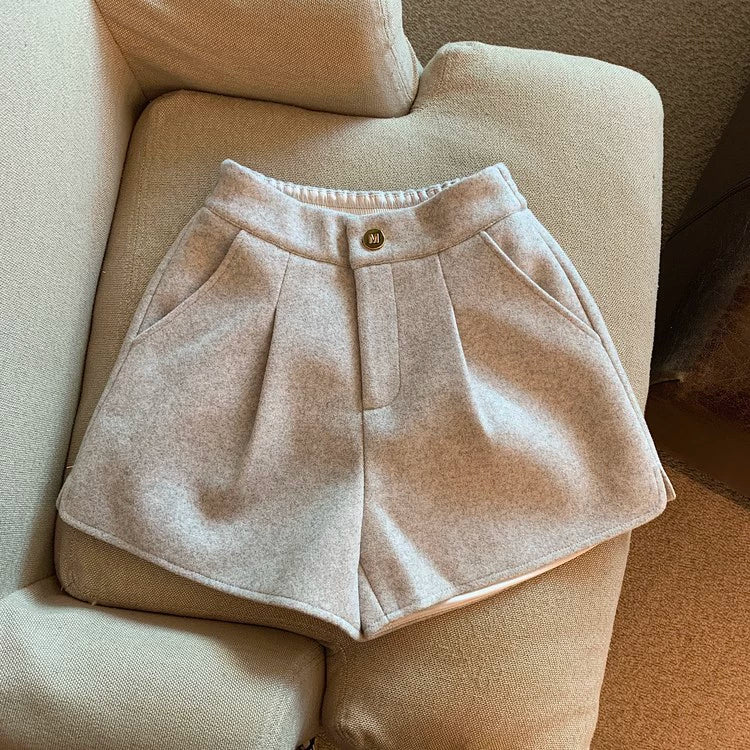 Katharine Tailored High-Waist Shorts