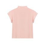 Half Turtleneck Slim Fit Short Sleeve T-Shirt