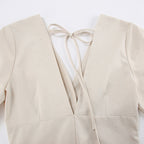 Gemini Rising Dress Off White