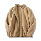 Zoee Plush Stand Collar Jacket
