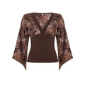 Talaya Floral Bell Sleeve Top