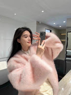 Kloey Faux Fur Plush Coat