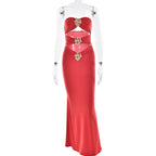 Charlotte Maxi Dress Red