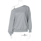 Brookelynn Off Shoulder Sweatshirt