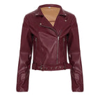 Lilyann Faux Leather Moto Jacket